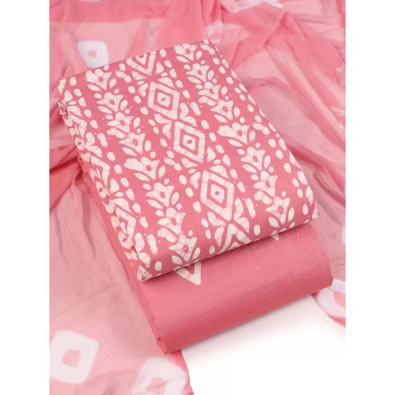 FashionsEye Floral Printed Unstitched Dress Material