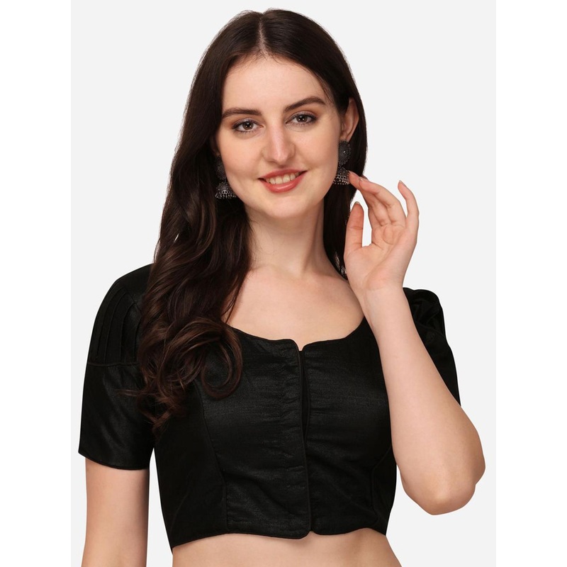 HERE&NOW Round Neck Readymade Saree Blouse