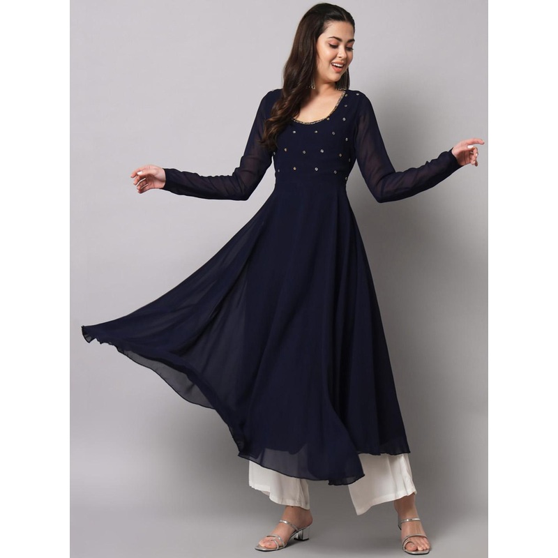 Poshak Hub Women Yoke Design Anarkali Kurta