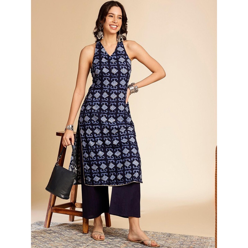 Anouk Geometric Printed Kurta