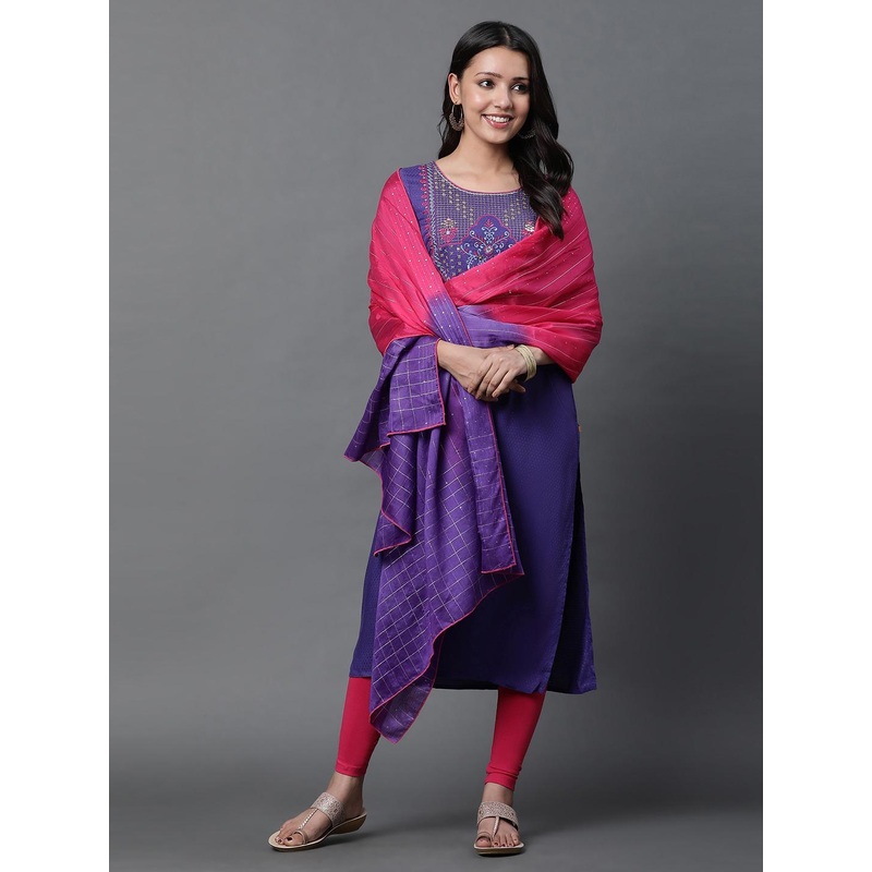 AURELIA Sequin Embroidered Dupatta