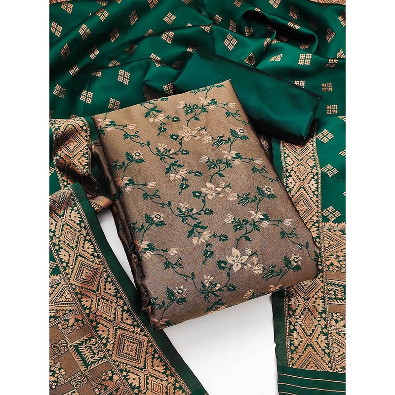 HERE&NOW Embellished Unstitched Dress Material