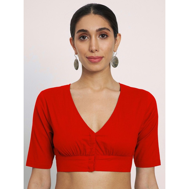 Thevasa V Neck Saree Blouse