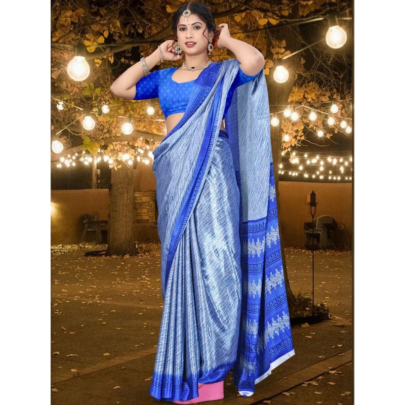 Abhilasha Ethnic Motifs Pure Crepe Leheriya Saree