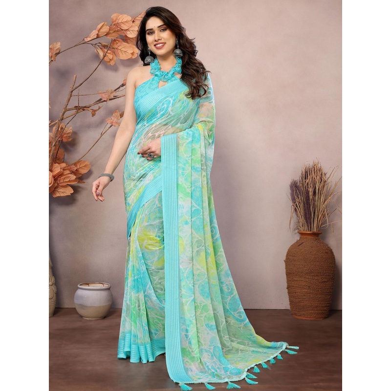 KALINI Poly Georgette Saree