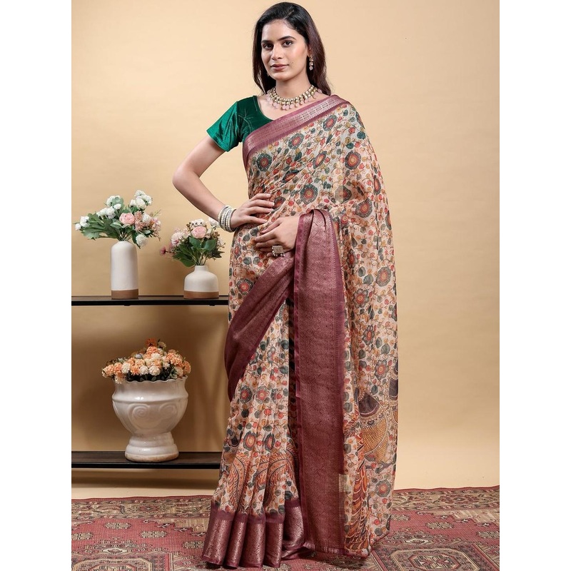 PRISHA FASHION Women Ethnic Motifs  Banarasi Saree