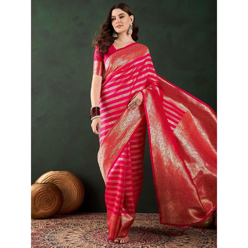 Dori Woven Design Zari Banarasi Saree
