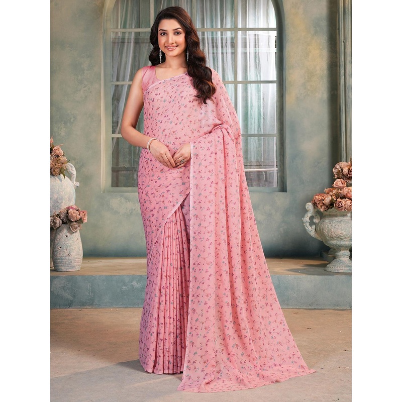 Garden Vareli Floral Printed Saree