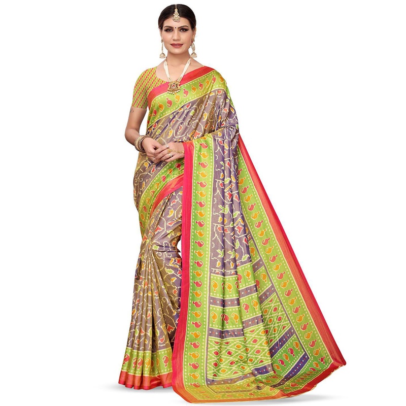 KALINI Printed Patola Saree