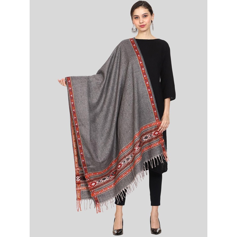 SWI Stylish Paisley Woven Design Shawl