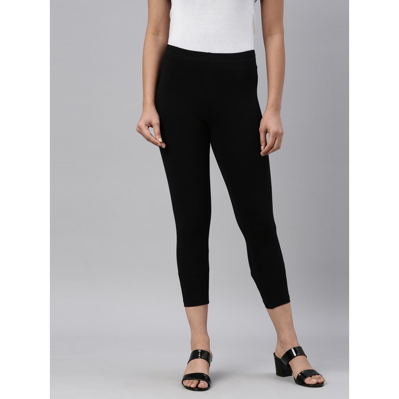 Go Colors Plus Size Slim-Fit Ankle Length Legging