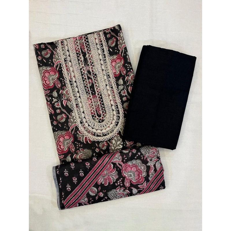 Just Fab Unstitched Dress Material