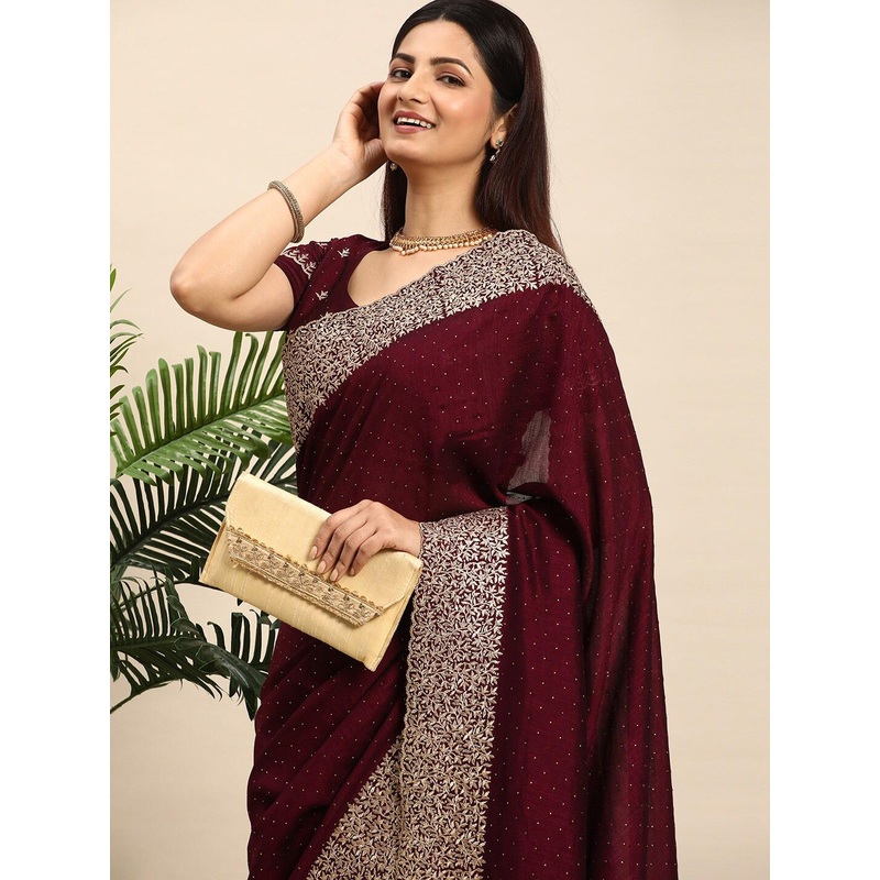 kasee Embellished Embroidered Designer Saree