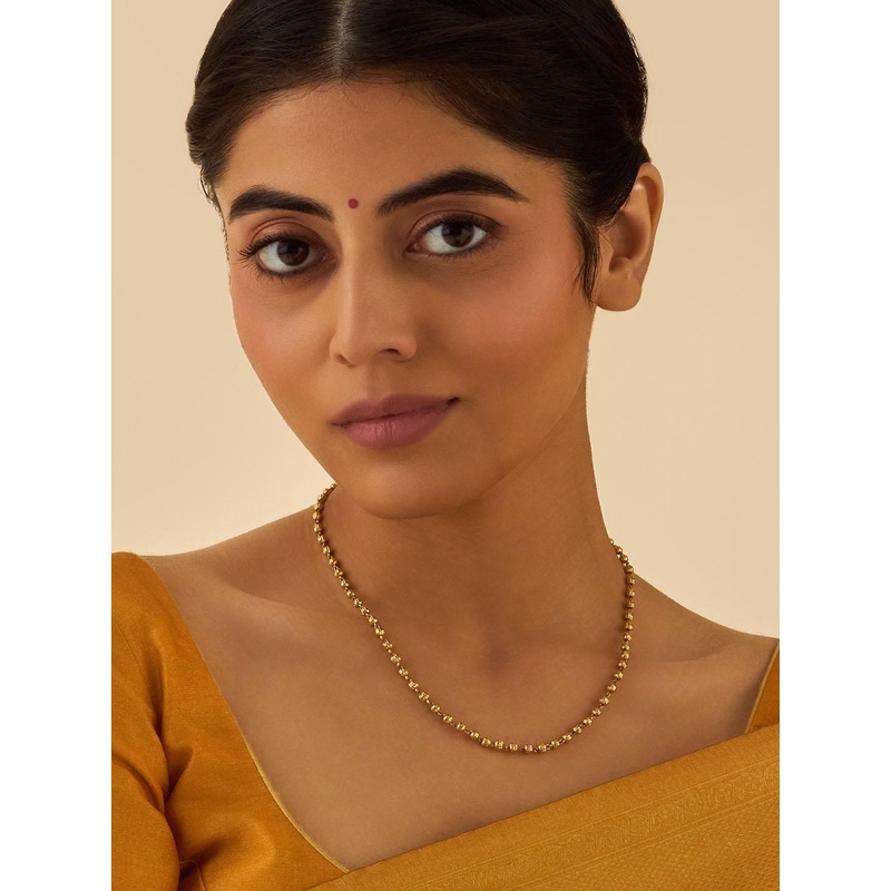 Kushal’s Fashion Jewellery Gold-Plated Antique Necklace
