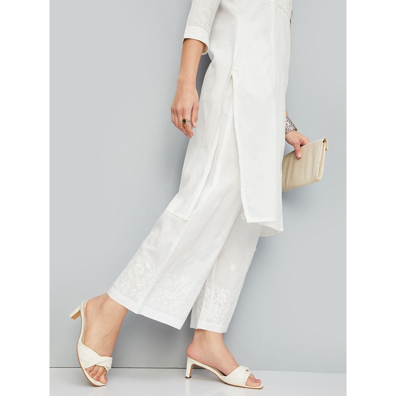 max Floral Embroidered Ethnic Palazzos