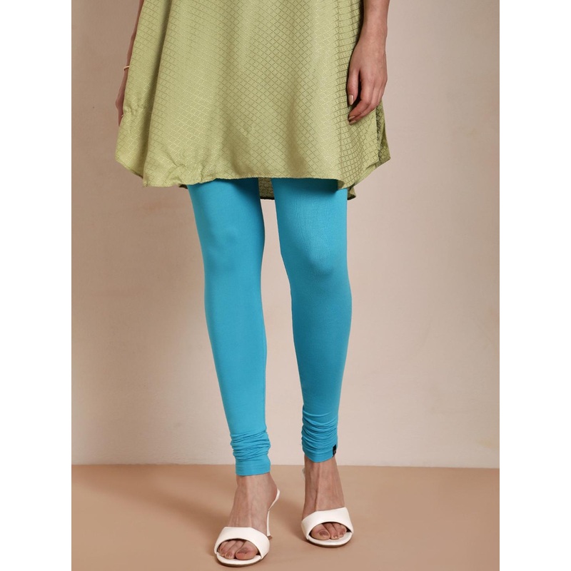 TWIN BIRDS Women Mid-Rise Churidar-Length Leggings
