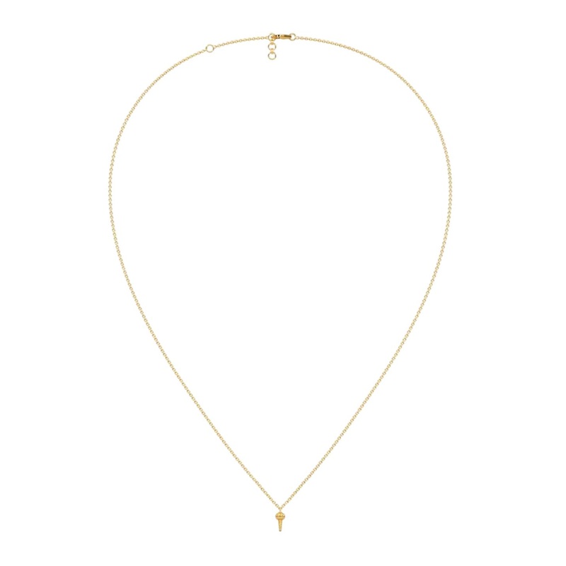 CANDERE A KALYAN JEWELLERS COMPANY Women 18Kt Gold Gedak Pendant Gold Necklace – 3.49 g