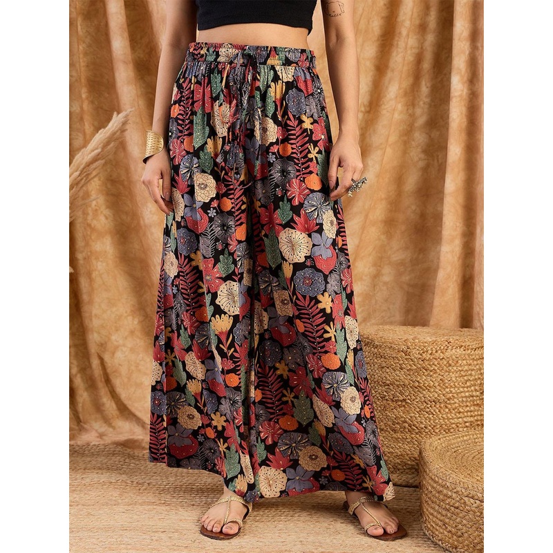 InWeave Women Floral Printed Ethnic Palazzos