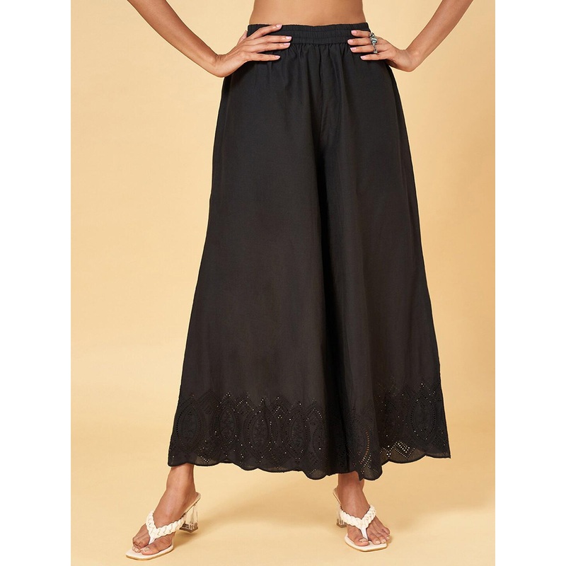 RANGMANCH BY PANTALOONS Women Flared Ethnic Palazzos