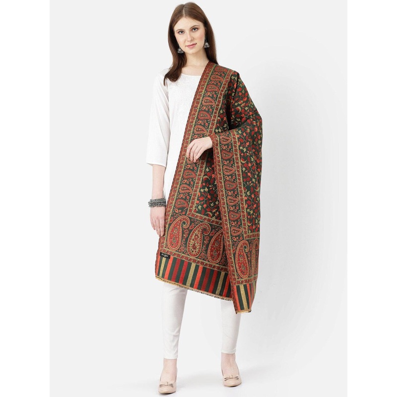 SWI Stylish Woven Design Acrylic Shawl