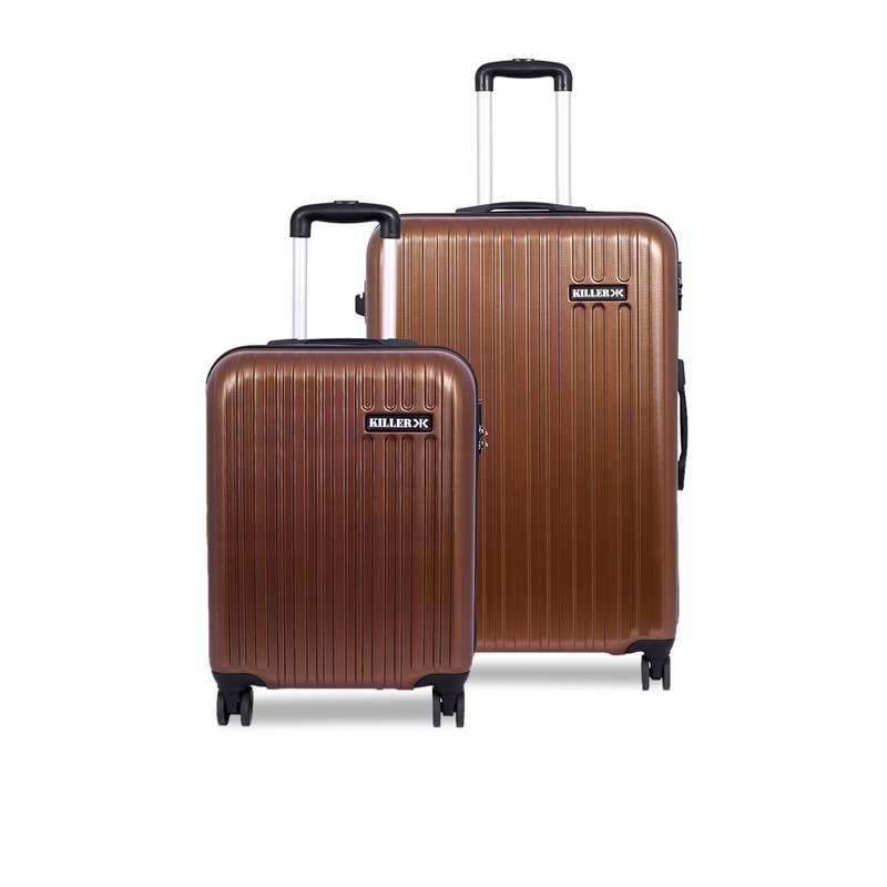 Killer Set Of 2 Hard Sided Trolly Bags