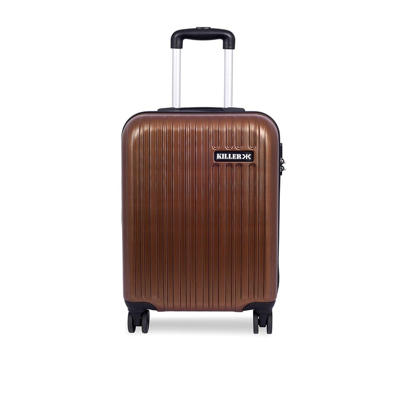 Killer Textured Hard-Sided Cabin Trolley Bag
