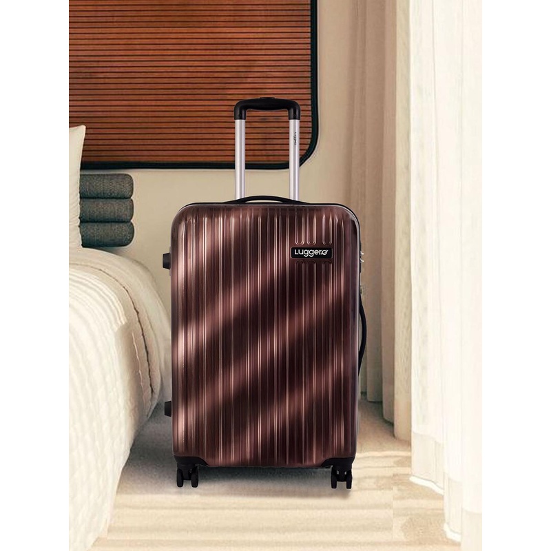 Luggero 360-Degree Rotation Hard-Sided Cabin Trolley Suitcase