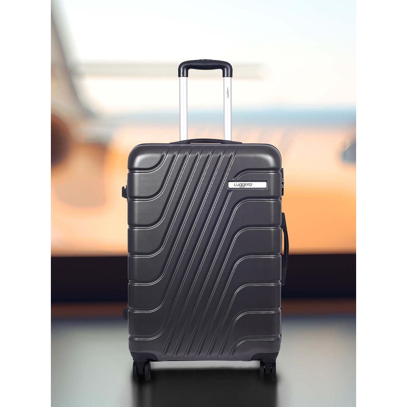 Luggero Hard-Sided Medium Trolley Bag Suitcase Up To 100L