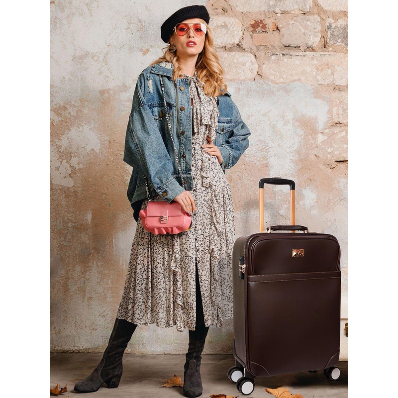 REDHORNS Hard Sided Cabin Trolley Suitcase