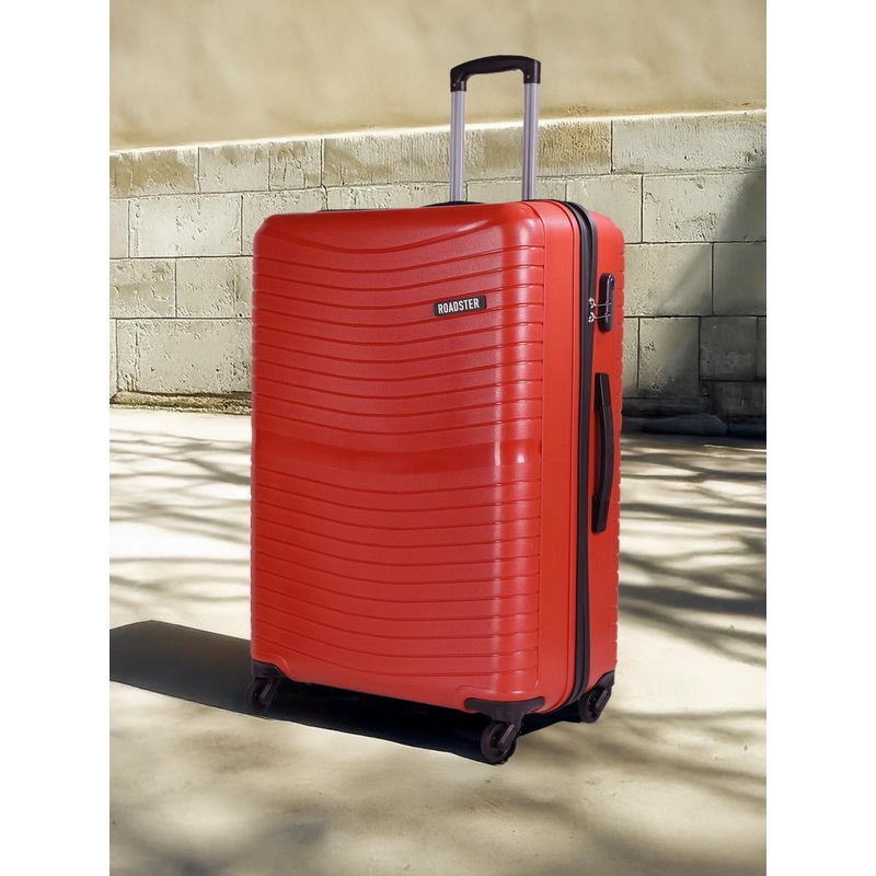 Roadster Self Striped Textured Hard Large Trolley Suitcase – 28 Inch – 101 L