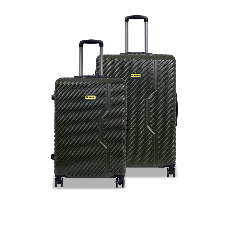 WROGN Adults Set Of 2 Hard-Sided Trolley Bag