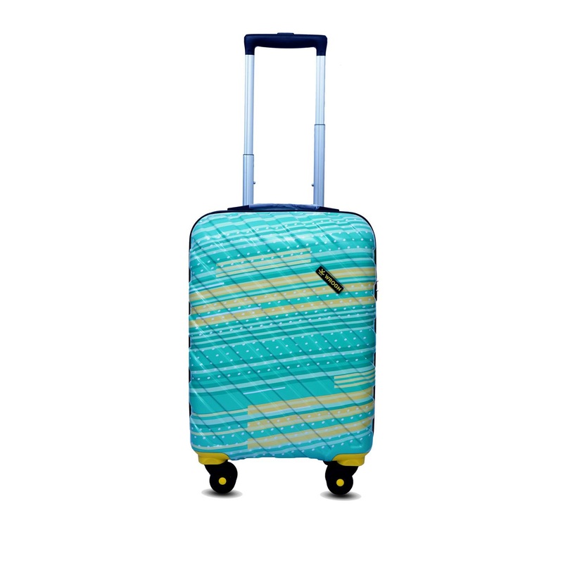 WROGN Pack of 3 Printed Venue Large Trolley Suitcases – Cabin, Large & Medium