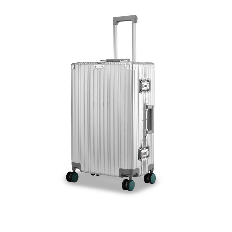 EUME Unisex Textured Medium Trolley Bag