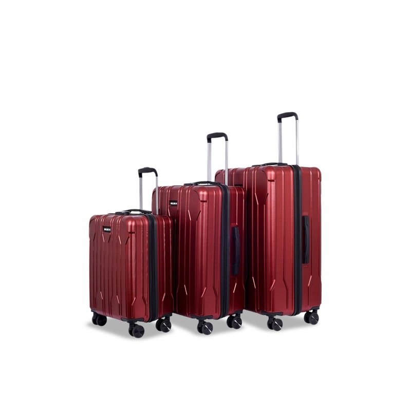 Killer Unisex Set Of 3 Hard-Sided Trolley Bag