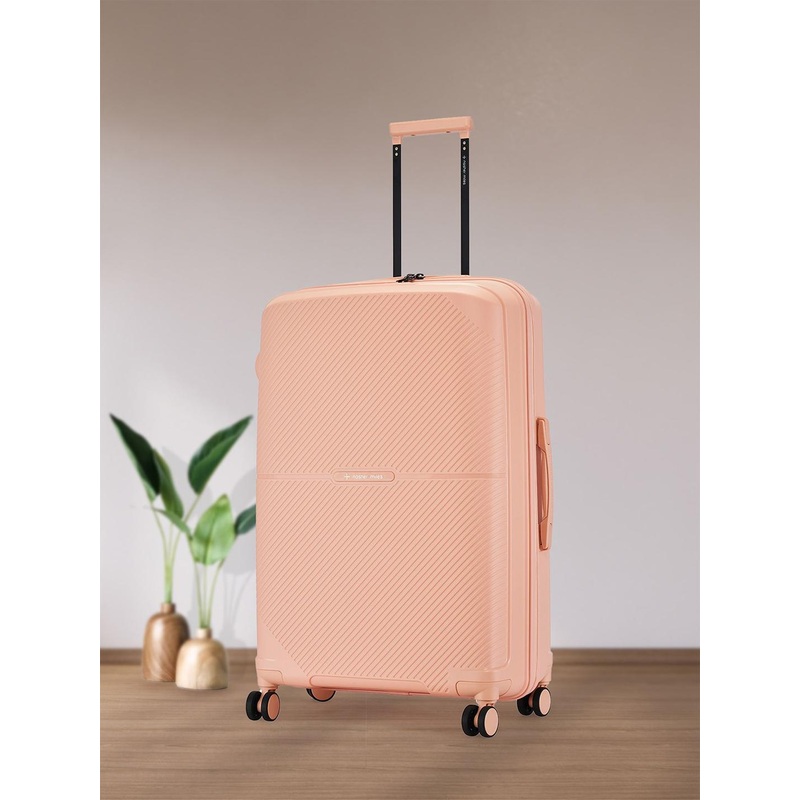 Nasher Miles Hawaii Polypropylene TSA Lock Large Peach Trolley Bag – 28 Inch (75 cm)