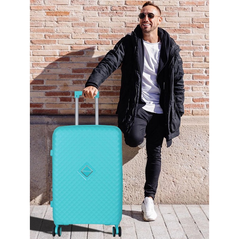 Polo Class Adults Set Of 2 Printed Hard Sided Trolley Suitcase