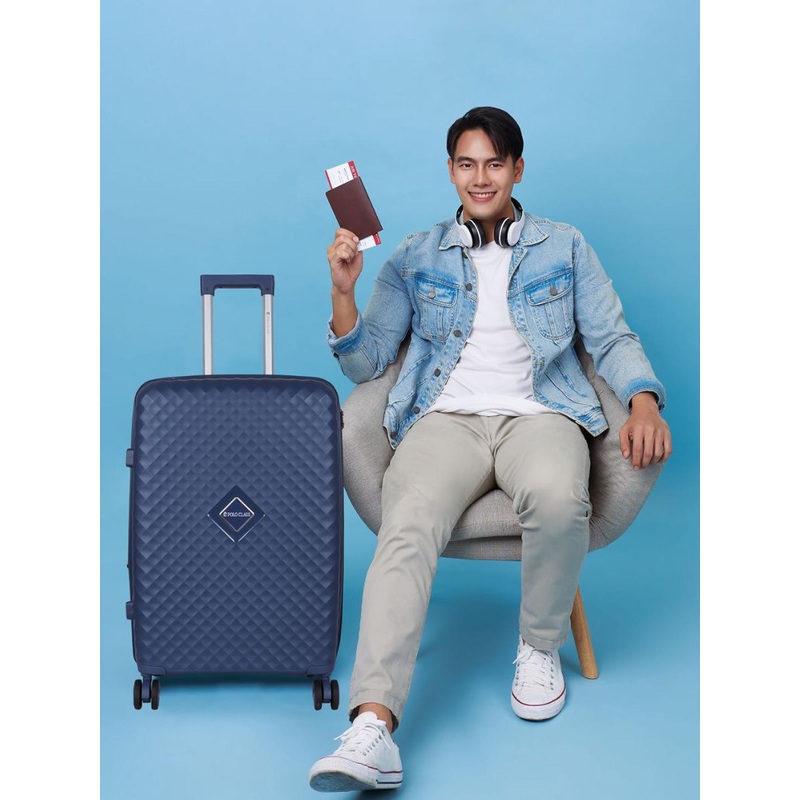 Polo Class Crown Series Textured Hard-Sided Cabin Trolley Bag