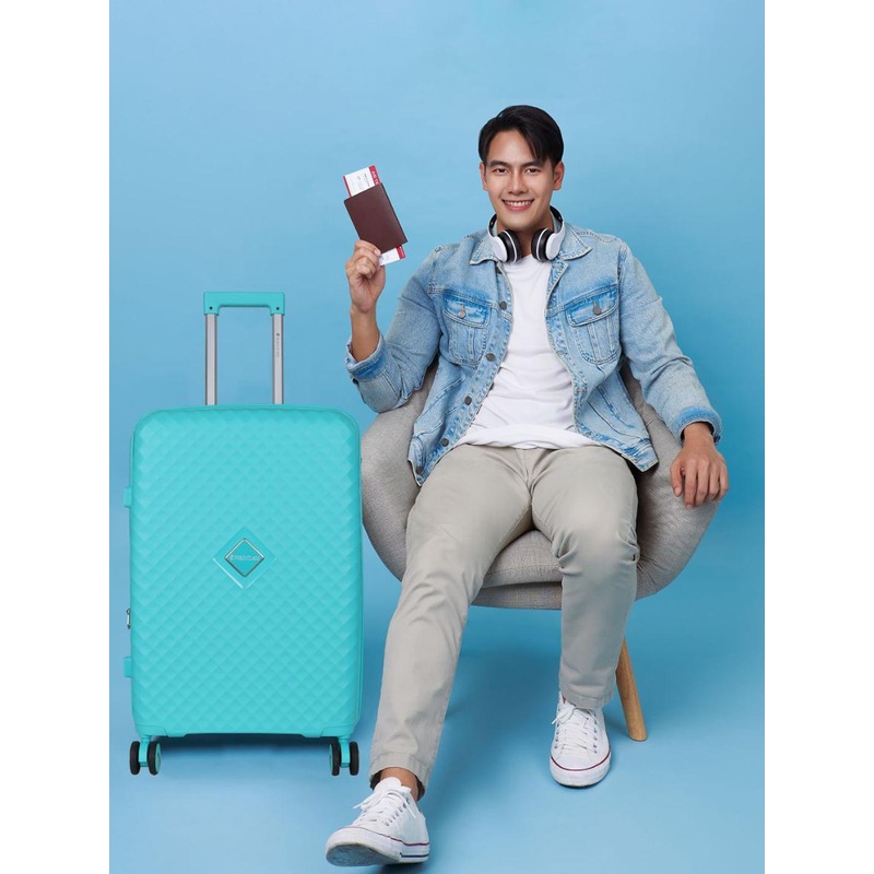 Polo Class Crown Series Textured Hard-Sided Medium Trolley Bag