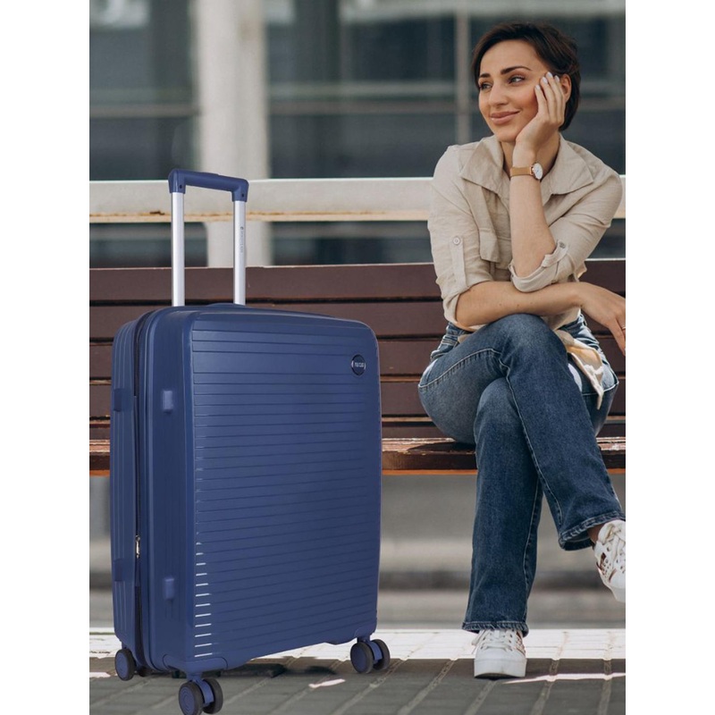 Polo Class Hard Sided Trolley Bag With Vanity Bag