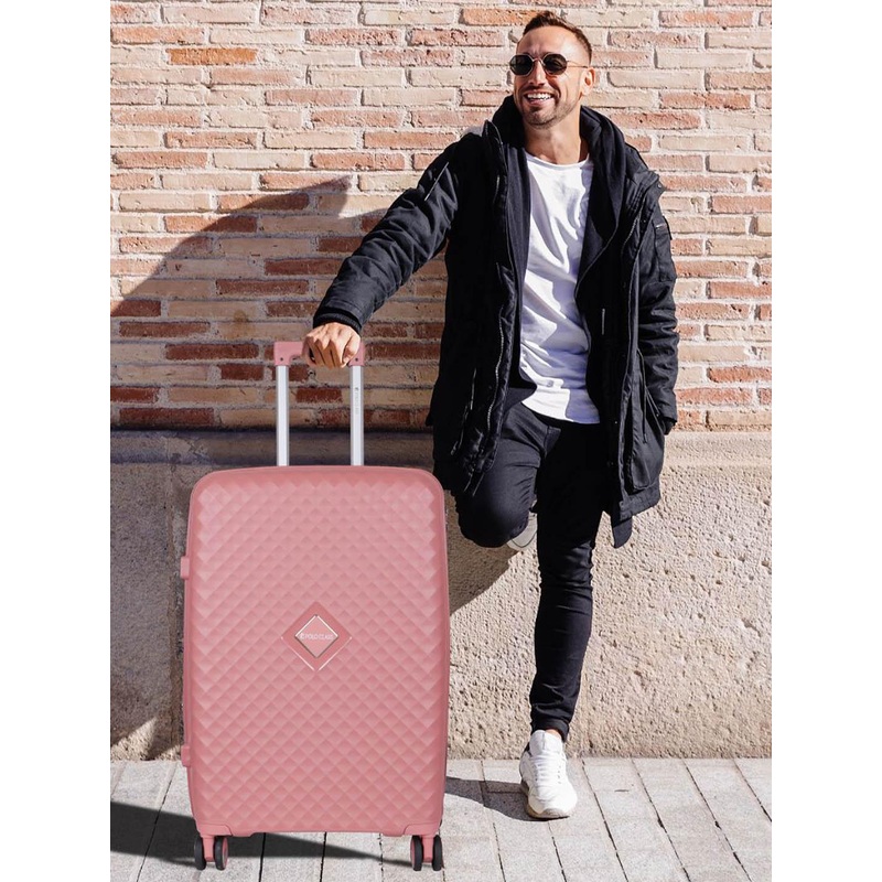 Polo Class Set Of 2 Textured Hard-Sided Large Trolley Bag