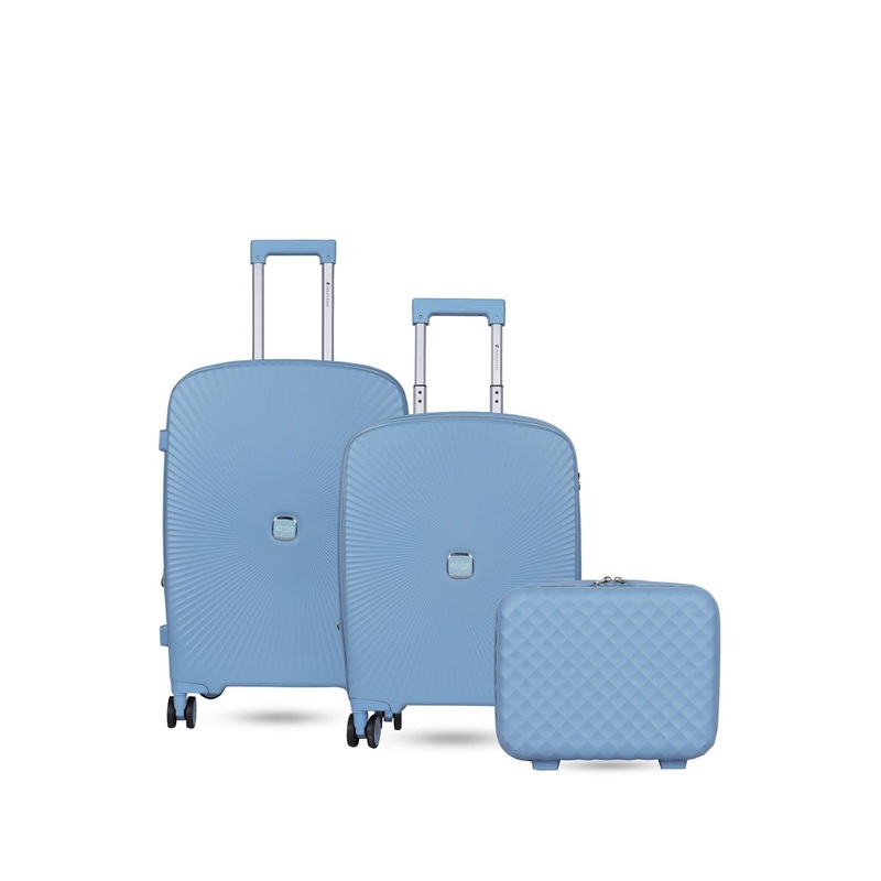 Polo Class Set Of 2 Textured Hard-Sided Trolley Bag