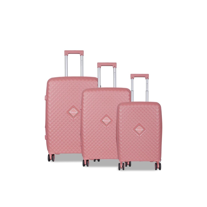 Polo Class Set Of 3 Textured Hard-Sided Trolley Bag