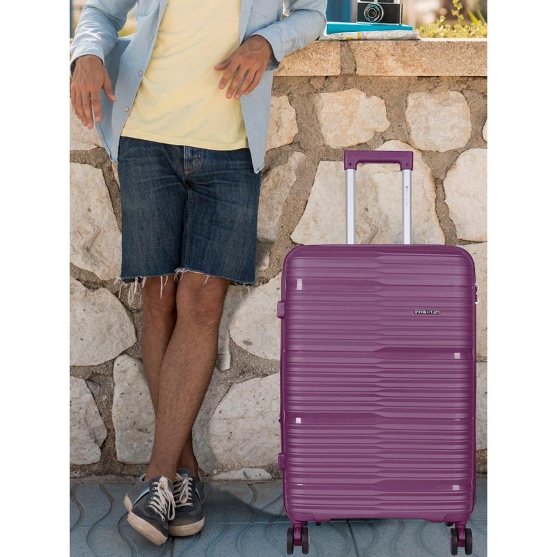 Polo Class Set Of 3 Textured Hard-Sided Trolley Bags