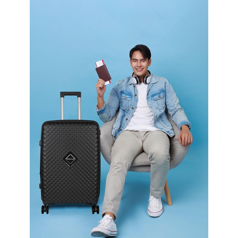 Polo Class Unisex Crown Series Textured Hard-Sided Cabin Trolley Bag