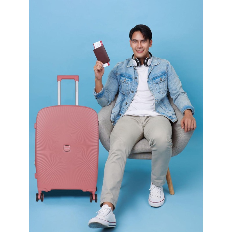 Polo Class Unisex Crown Series Textured Hard-Sided Large Trolley Bag