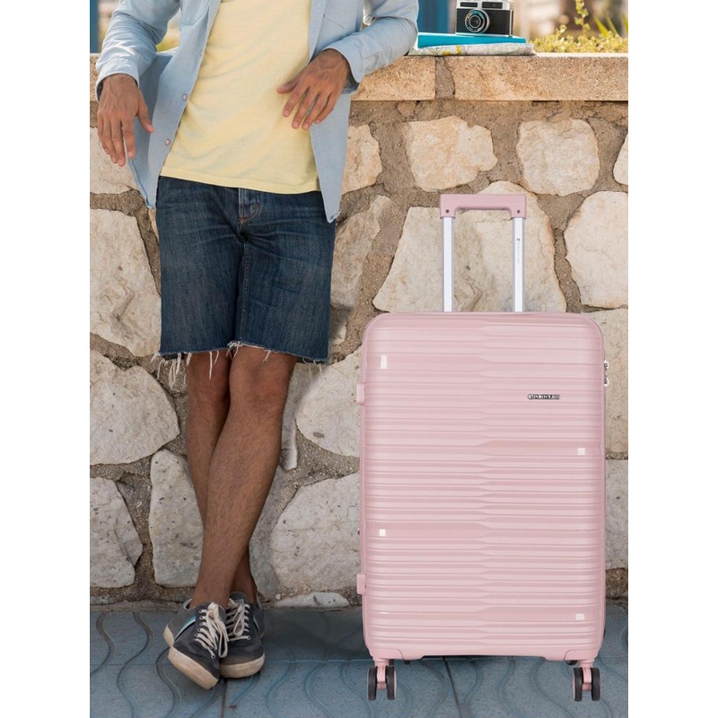 Polo Class Unisex Crown Series Textured Hard-Sided Medium Trolley Bag