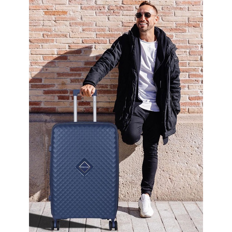 Polo Class Unisex Set Of 2 Printed Hard Sided Trolley Suitcase