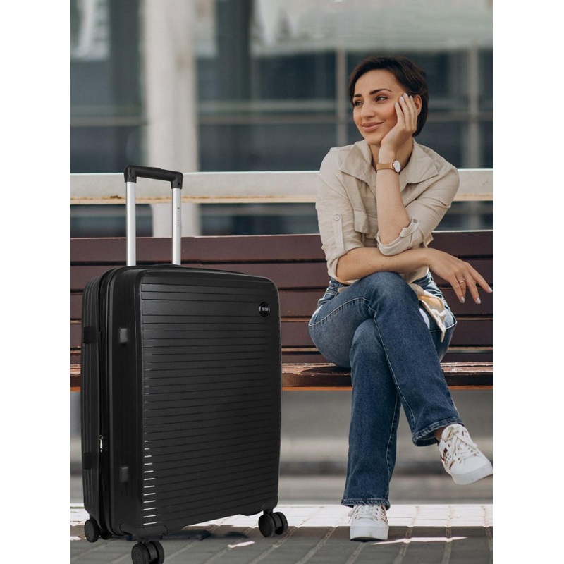 Polo Class Unisex Set of 2  Textured Hard Sided Trolly Bag