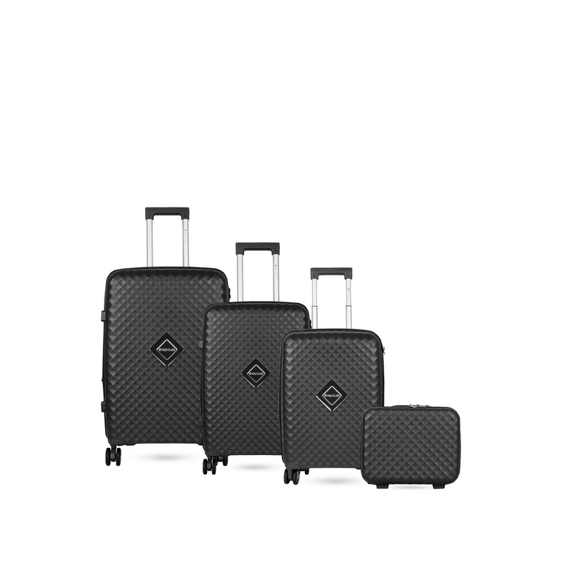 Polo Class Unisex Set Of 3 With Vanity Hard-Sided Large & Medium, Cabin Trolley Bag