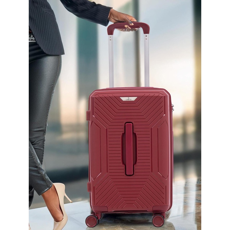 THE CLOWNFISH Skyroller Unisex Hard Sided Cabin Trolley Bag